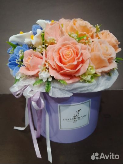 Букет цветов из мыла