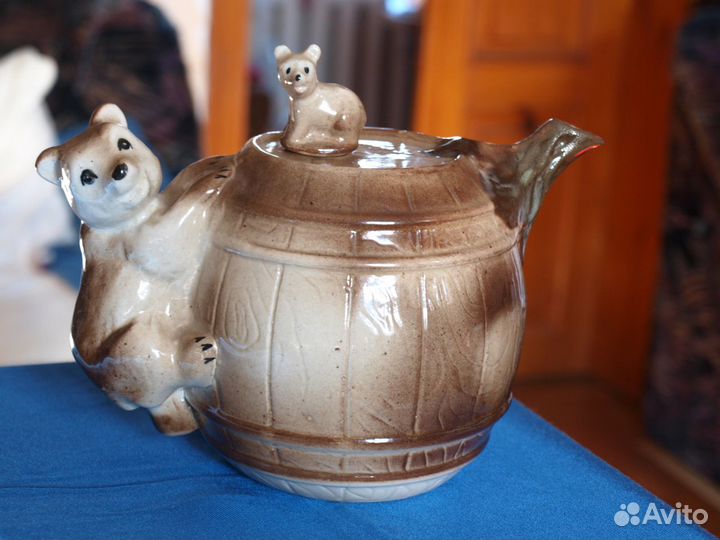 Мишки Бочонок Керамика Фарфор СССР