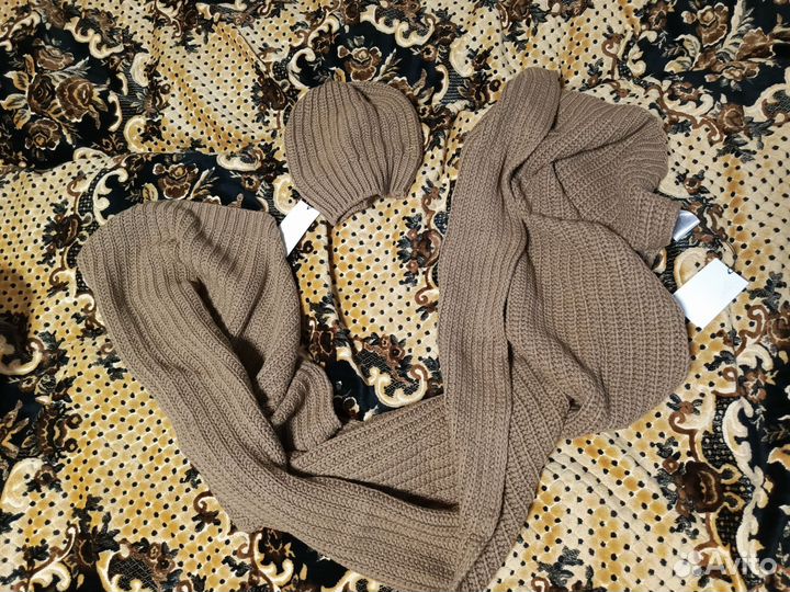 Шапка и шарф женские