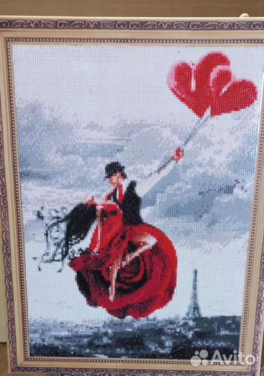 Готовая картина алмазная мозаика