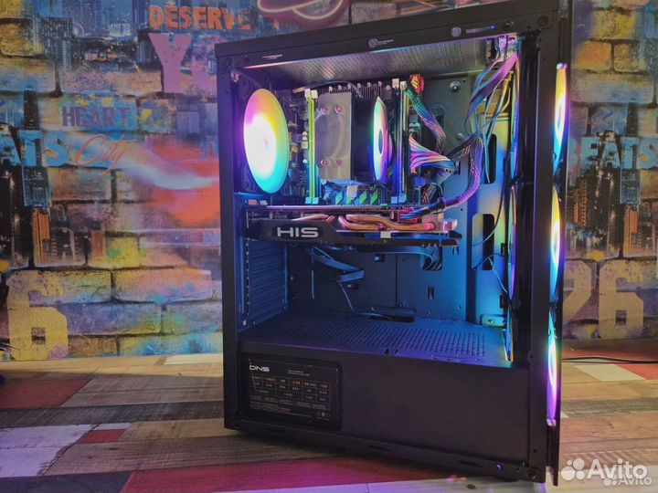 Игровой пк rx 580, ssd 512, ram32