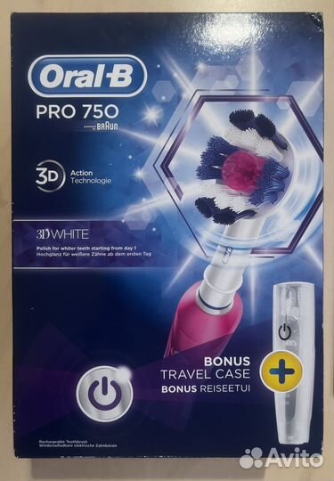 Зубная щетка oral b pro 750