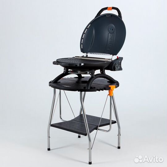 Газовый гриль O-grill 900MT bicolor black-silver + адаптер А