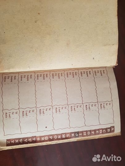 Блокнот-справочник из папируса