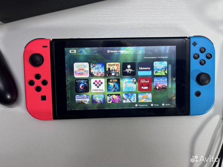 Nintendo Switch прошитая + 128 гб + комплект