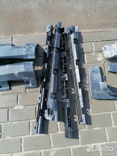 Накладки на пороги Mercedes ML 350 W164