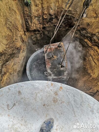 Септик переливной из жб колец без откачки