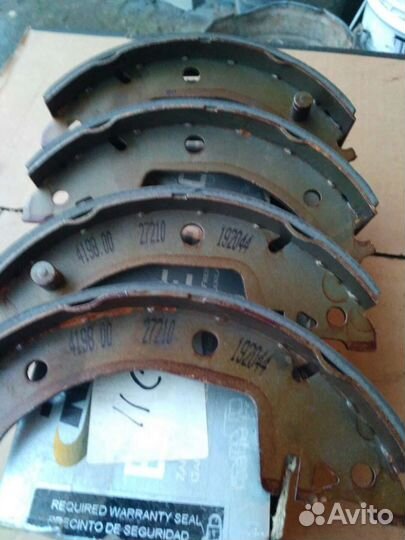 Колодки тормозные барабанные audi 100 76 - 82, 80