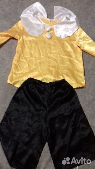 Новогодний костюм для мальчика буратино