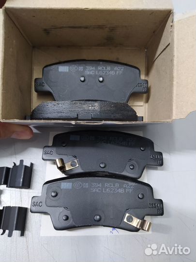 Тормозные колодки Hyundai Solaris. Оригинал