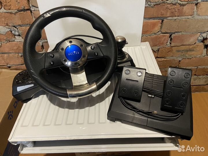 Руль и педали для пк Oklick