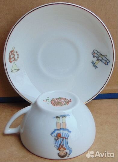 Чайная кофейная пара. Пионер агитация