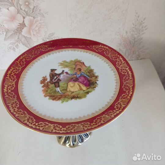 Конфетница limoges на ножке премиальная