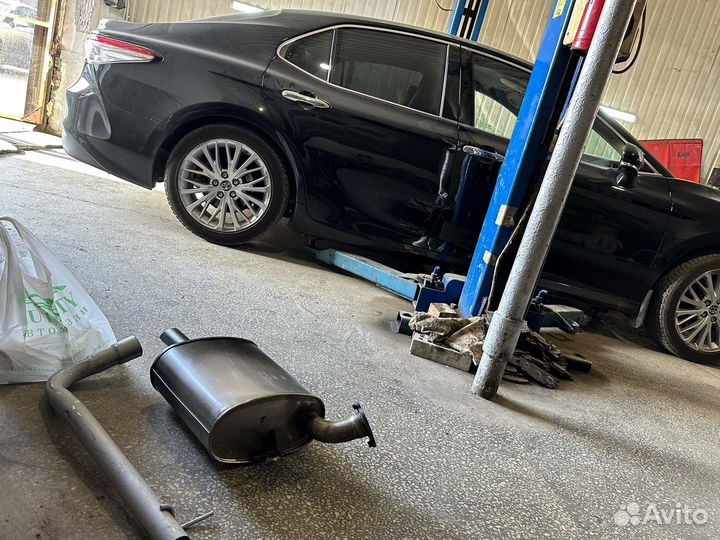 Глушитель на Camry