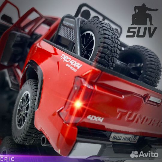 Toyota Tundra 4X4 TRD - Ruby Red 1:24