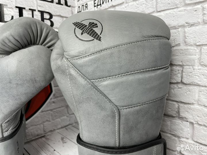 Боксерские перчатки кожаные