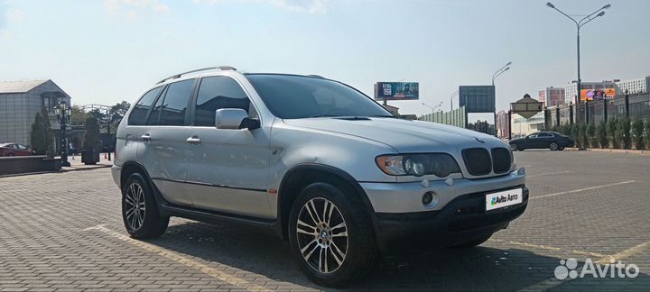 BMW X5 4.4 AT, 2000, битый, 512 819 км