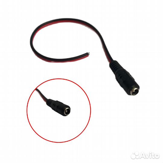 1 шт Разъём питания / гнездо / штекер мама 5.5x2.1