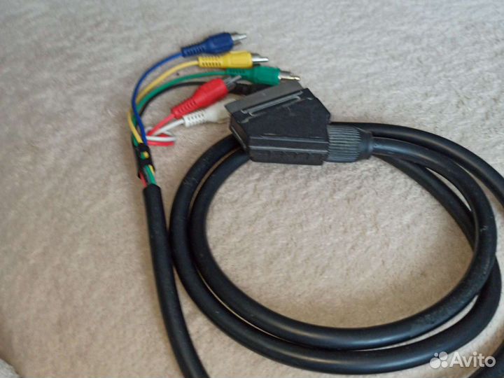 Кабель аудио/видео, scart / 5xRCA, 1.5м