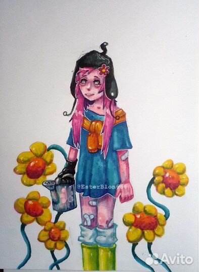 Рисунок маркерами 