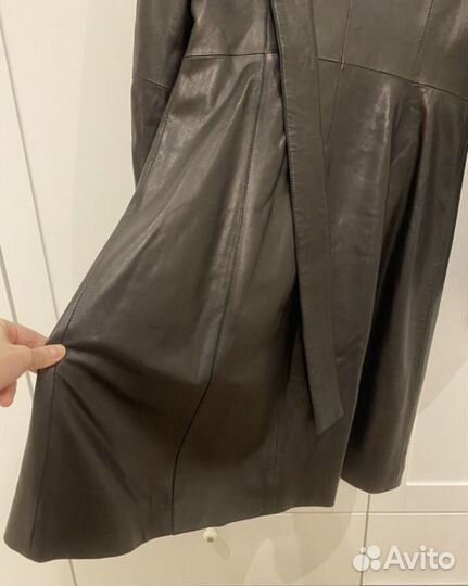 Кожаный плащ женский натуральная кожа