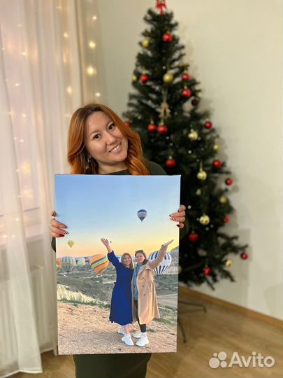 Печать фото на холсте с покрытием лаком