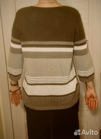 Свитер женский винтажнй зеленый