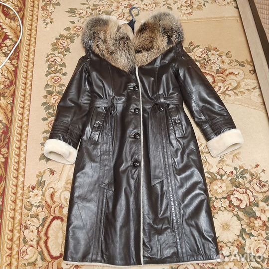 Дубленка натуральная женская 50 размер