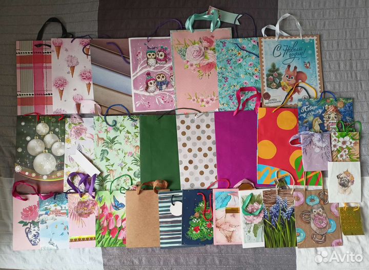 Пакеты подарочные