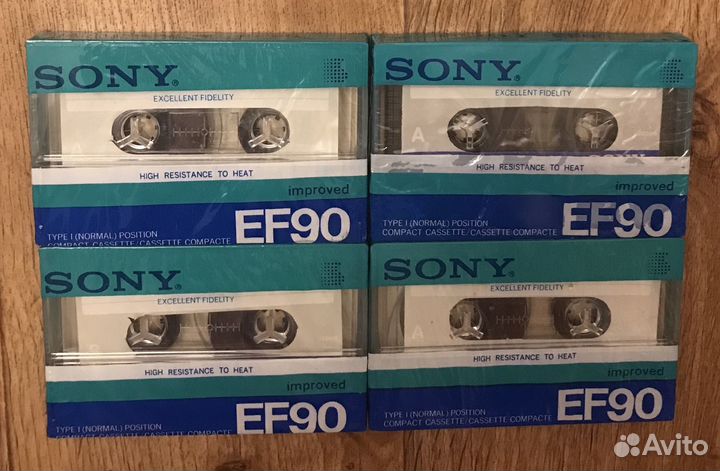 Аудиокассета Sony EF90 подделка