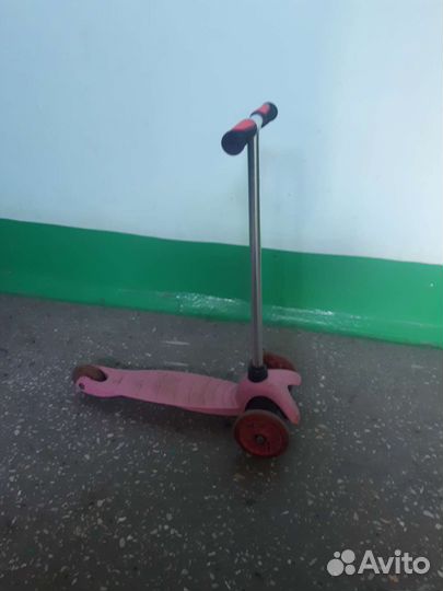 Самокат детский трехколесный бу