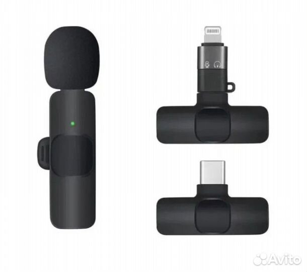 Микрофон петличка wireless micropho K8