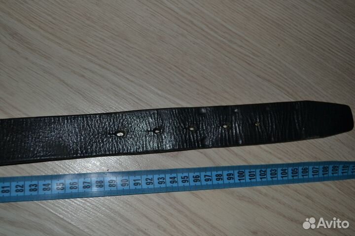 Пряжка 16 см на ремне 111см кожа