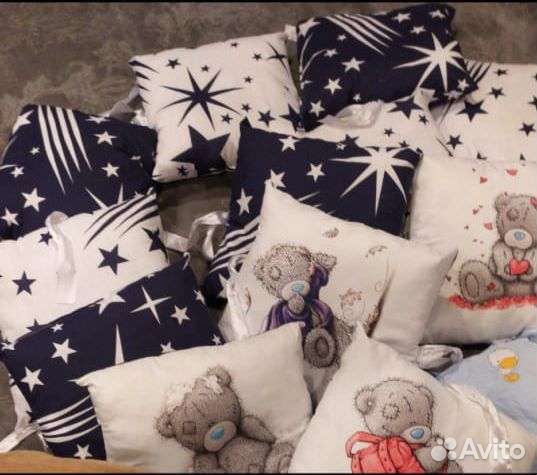 Бортики в детскую кроватку и простынь