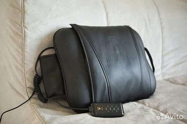 Массажная подушка Well Life 2 с нефритом,прогревом