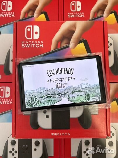 Прошитые Новые White Nintendo Switch Oled 512gb