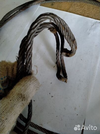 Трос буксировочный металлический СССР
