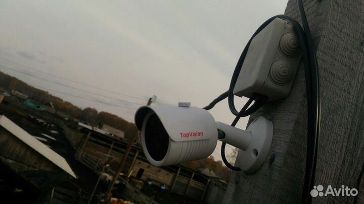 Видеонаблюдение. FullHD комплект 4 камеры MIX