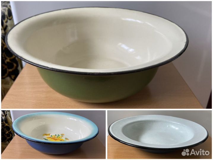 Блюда эмалированные СССР