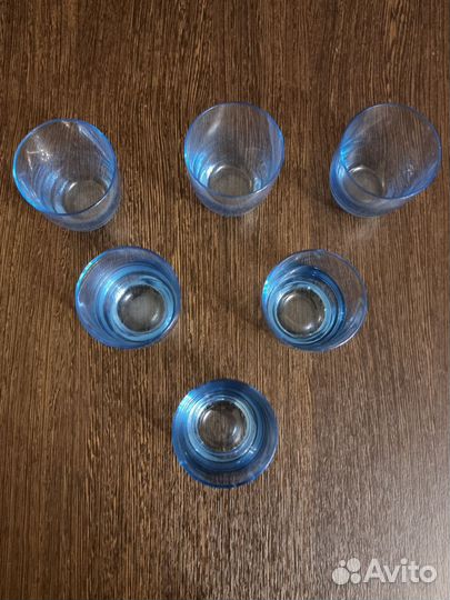 Рюмки цветное стекло СССР