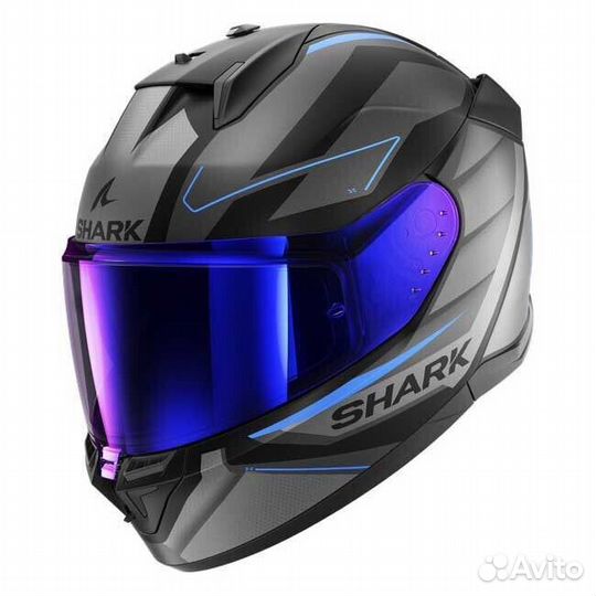 Shark D-Skwal 3 Sizler Full Face Helmet Black / An