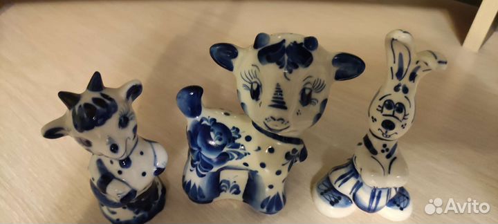 Коллекционные фигурки Гжель