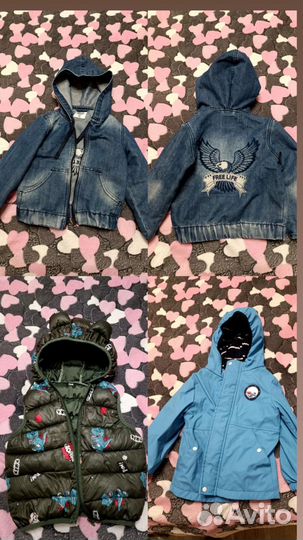 Джинсовая куртка, джинсовка 98 104 см