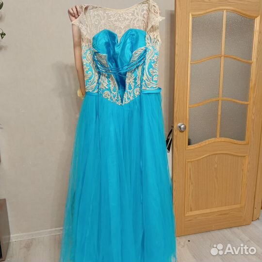 Вечернее платье в пол 48 размер