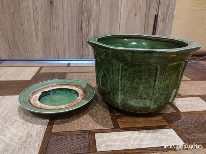 Керамический горшок для цветов бу