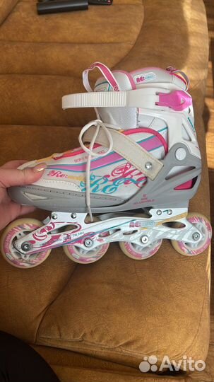 Ролики женские с сумкой и защитой