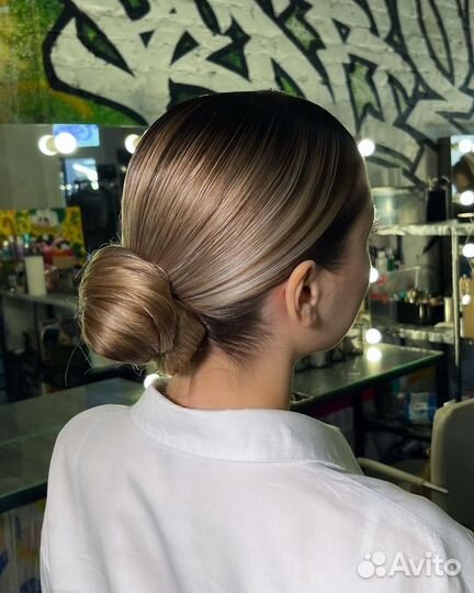 Прическа укладка макияж полный образ