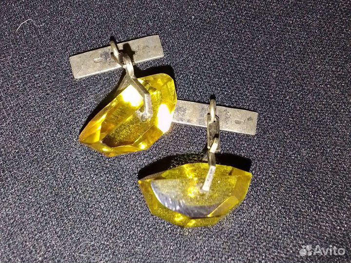 Запонки серебро СССР