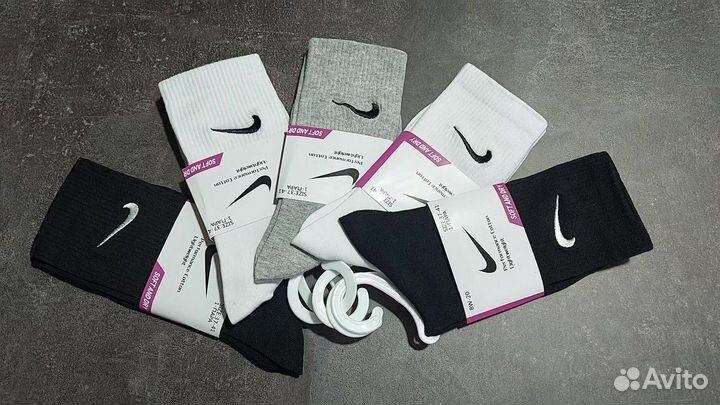 Носки Nike высокие цветные