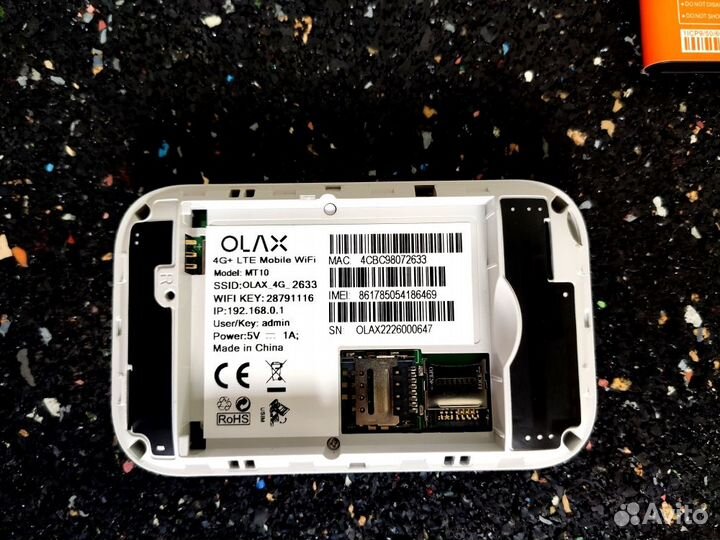 Wifi роутер ZTE Olax MT10 smart LTE 4G 3G модем